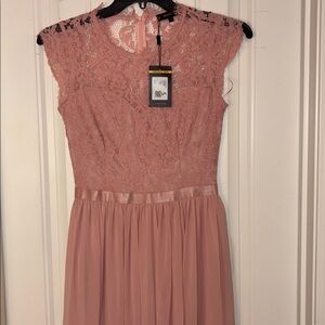 NWT Miusol Formal Floral Lace Evening Party Maxi Dress PRICED TO SELL